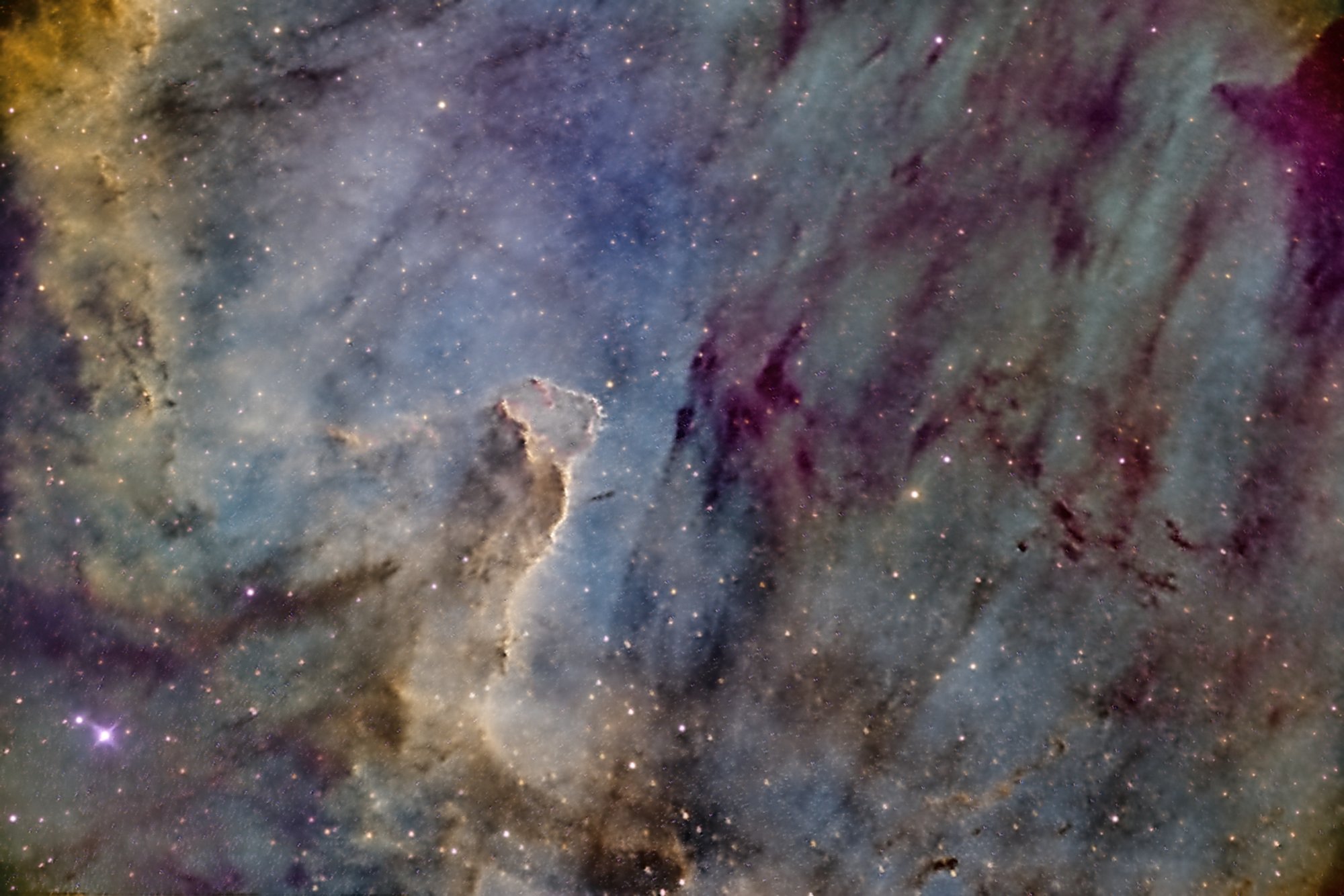NGC7000, Guatemala Section, North American Nebula 