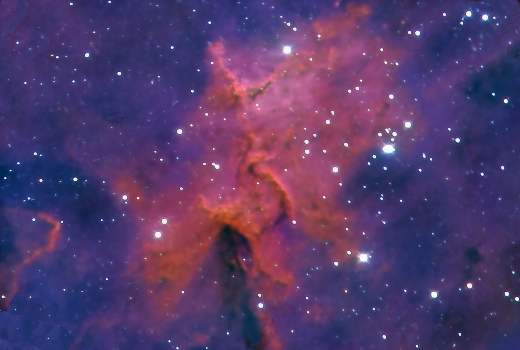 IC1805 (detail), Melotte 15