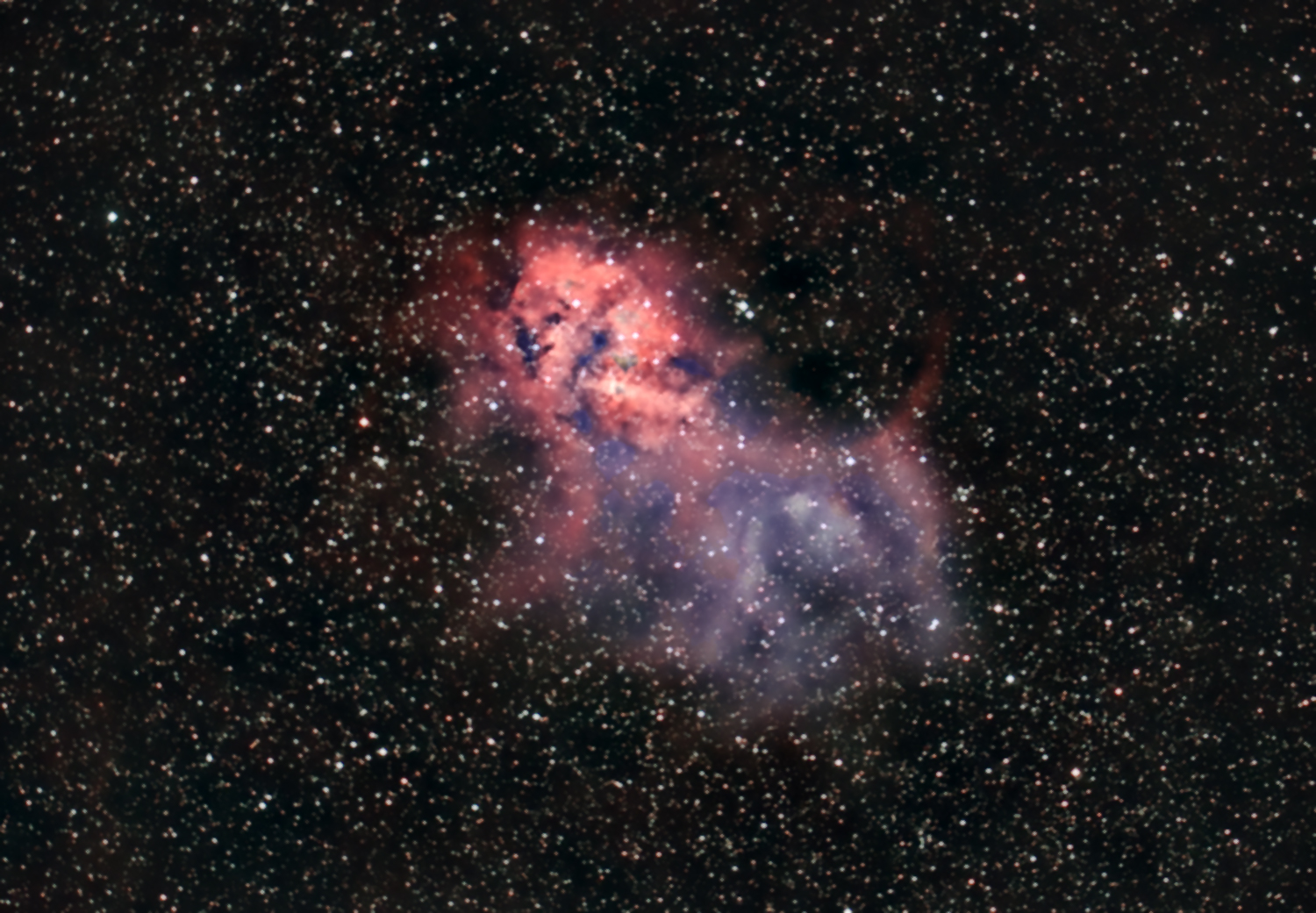 Sh2-132, the Lion nebula